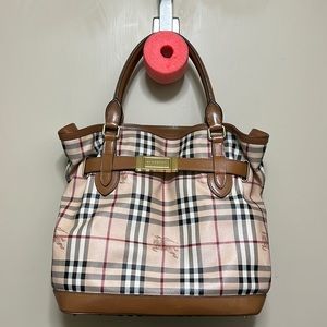 Burberry Haymarket Check Golderton hobo